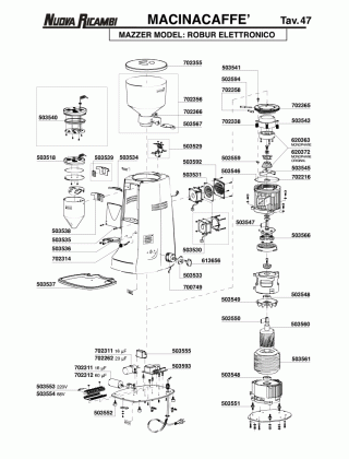 Специфікація Mazzer 43