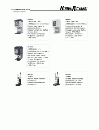 Специфікація Automatic Tampers