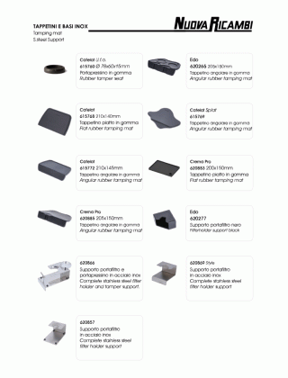 Специфікація Tamping mat and stainless steel support