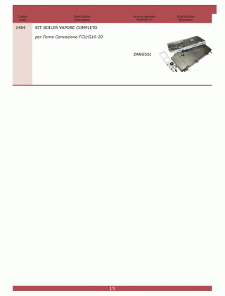 Специфікація Cottura 15