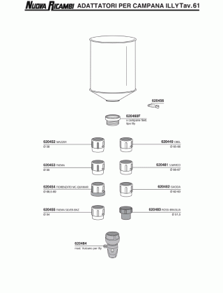 Специфікація Illy 61