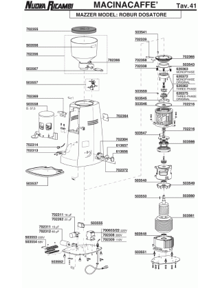 Специфікація Mazzer 41