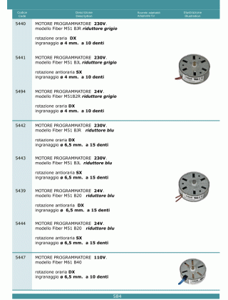 Специфікація Motorini timer 584