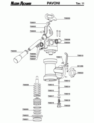 Специфікація La Pavoni 12