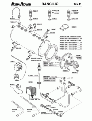 Специфікація Rancilio 11