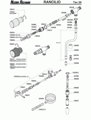 Специфікація Rancilio 05