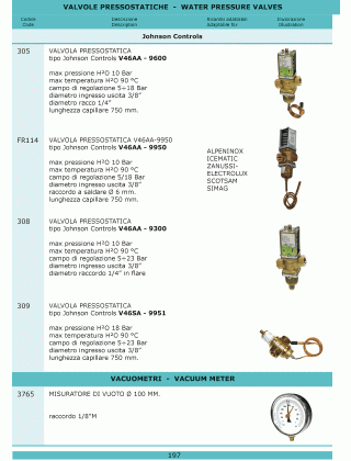 Специфікація Refrigerazione 197b