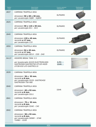 Специфікація Trappole aria 404