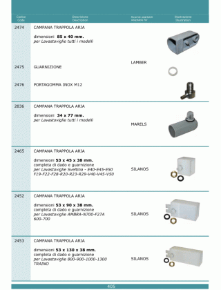 Специфікація Trappole aria 405