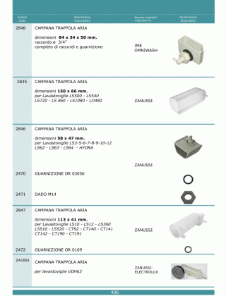Специфікація Trappole aria 406