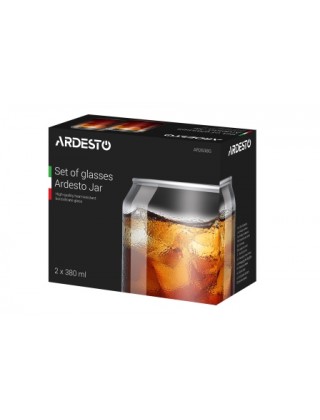 Набор стаканов ARDESTO Jar AR2638G 380 мл, 2 шт.